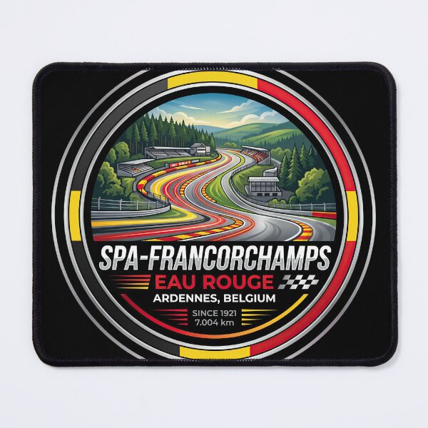 Item preview, Spa-Francorchamps Circuit Home Of Legendary Eau Rouge designed and sold by enzoade.