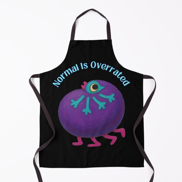 Item preview, Normal Is Overrated - Cute Quirky Purple Bird Character designed and sold by PatykArt.