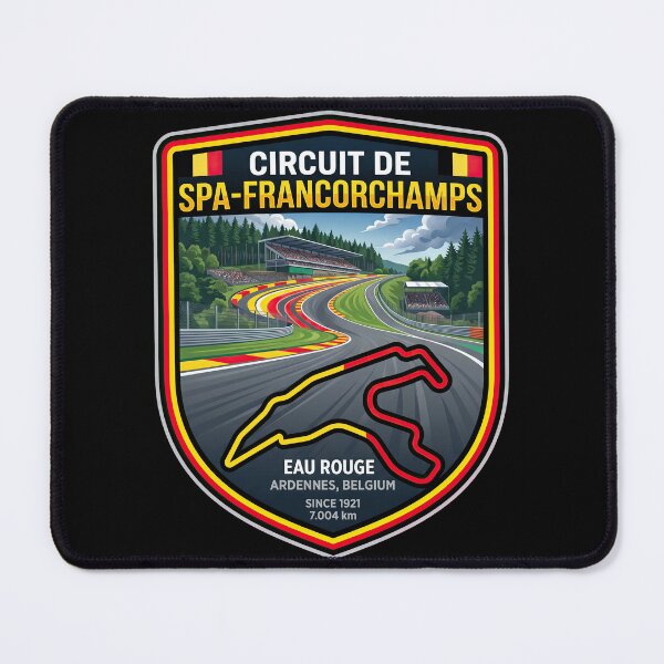Item preview, Spa-Francorchamps Circuit Ultimate Motorsport Pilgrimage Belgium designed and sold by enzoade.