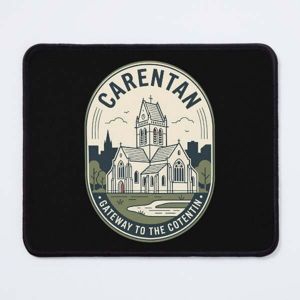Item preview, Carentan Normandy France Vintage Travel Emblem designed and sold by k3rstman1.