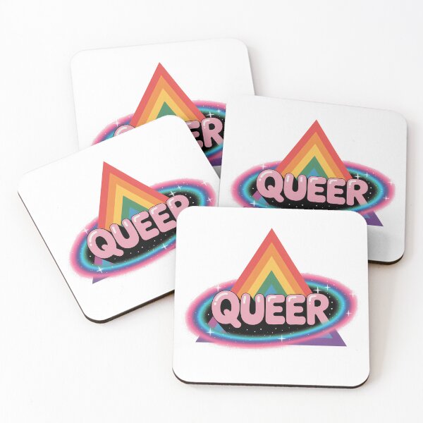 Item preview, Queer Bubble Letters With Rainbow Triangle designed and sold by dombursaidpos.