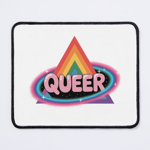 Item preview, Queer Bubble Letters With Rainbow Triangle designed and sold by dombursaidpos.