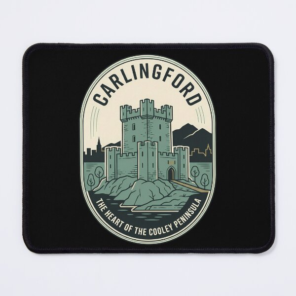 Item preview, Carlingford Ireland Cooley Peninsula Vintage Travel Emblem designed and sold by k3rstman1.