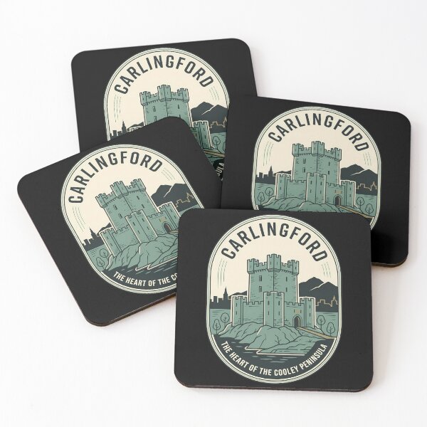 Item preview, Carlingford Ireland Cooley Peninsula Vintage Travel Emblem designed and sold by k3rstman1.