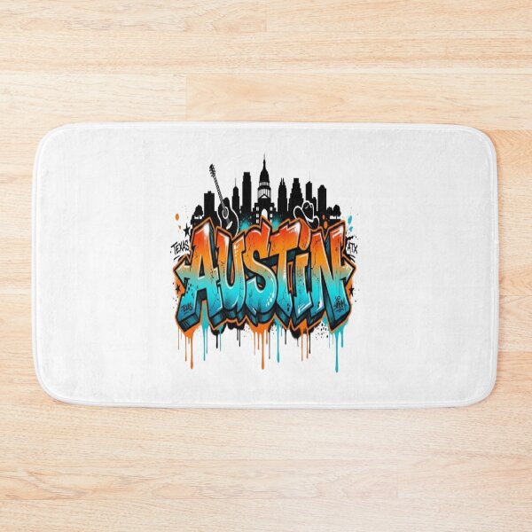 Item preview, Austin Graffiti Skyline Street Art Design designed and sold by GraffiCity.