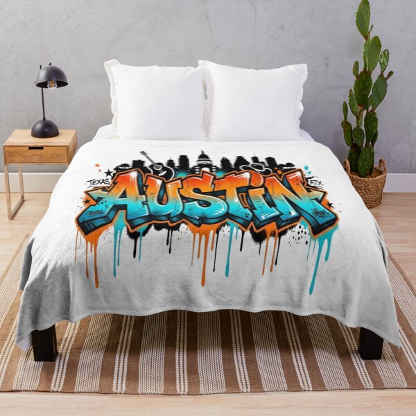 Item preview, Austin Graffiti Skyline Street Art Design designed and sold by GraffiCity.