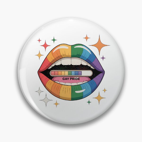 Item preview, Gay Pride Rainbow Lips Loading Design designed and sold by dombursaidpos.