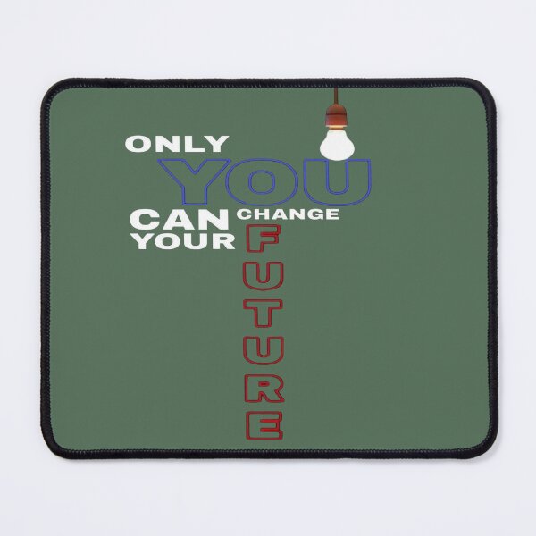 Item preview, The Spark of Change Only You Can Change Your Future - Neon Motivational Quote with Light Bulb designed and sold by RAYBIL.