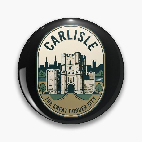 Artikelvorschau, Carlisle Great Border City Vintage Travel Emblem entworfen und verkauft von k3rstman1.