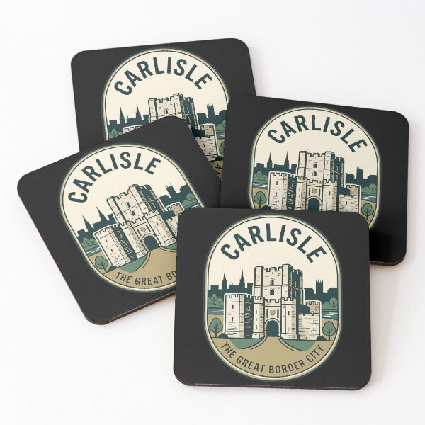 Artikelvorschau, Carlisle Great Border City Vintage Travel Emblem entworfen und verkauft von k3rstman1.
