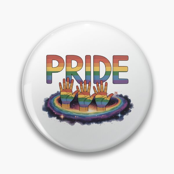 Item preview, Pride Rainbow Hands Rising From Galaxy designed and sold by dombursaidpos.