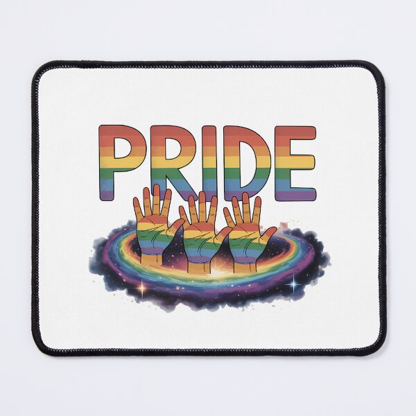 Item preview, Pride Rainbow Hands Rising From Galaxy designed and sold by dombursaidpos.