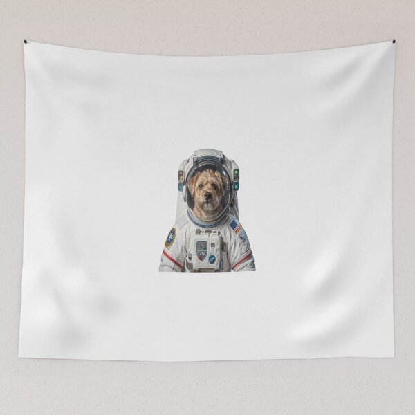 Item preview, Cute Astronaut Dog In Space Suit Digital Art designed and sold by shop0102.