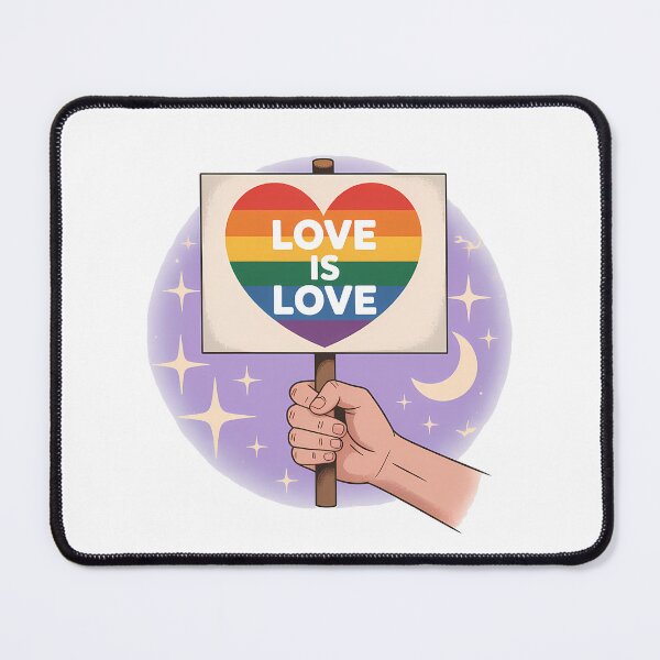 Item preview, Love Is Love Rainbow Heart Sign designed and sold by dombursaidpos.