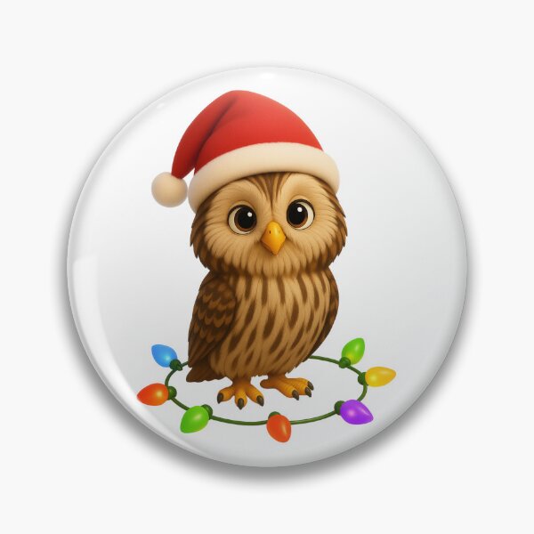 Item preview, Christmas Ural Owl designed and sold by Sillytoe.