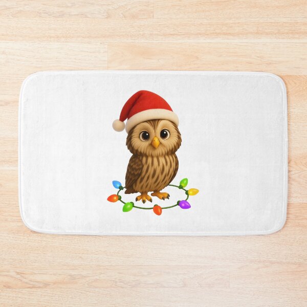 Item preview, Christmas Ural Owl designed and sold by Sillytoe.