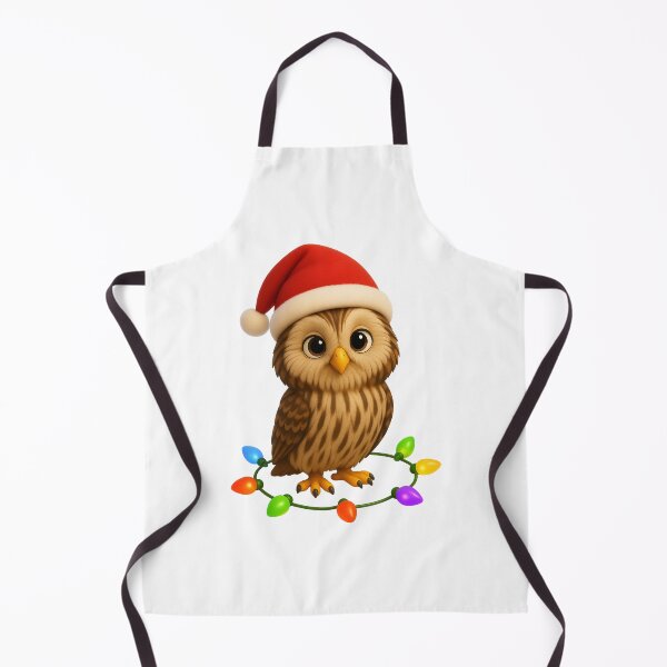 Item preview, Christmas Ural Owl designed and sold by Sillytoe.