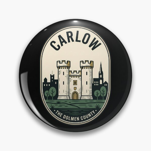 Item preview, Carlow Ireland The Dolmen County Vintage Travel Emblem designed and sold by k3rstman1.