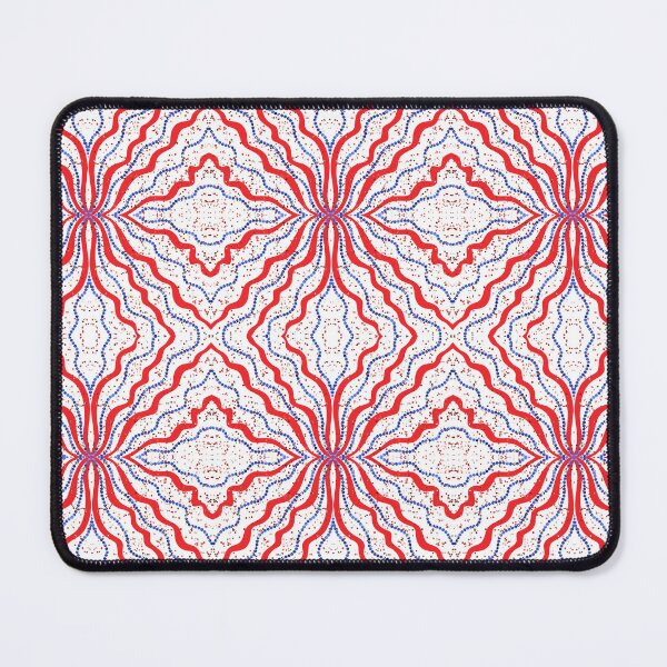 Item preview, Red White and Blue Glitter (faux effect) Ribbon Mandala designed and sold by Saburkitty.