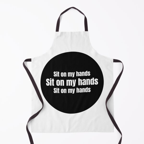 Item preview, Sit on my hands - day trading - motivation designed and sold by Bullrunprints.