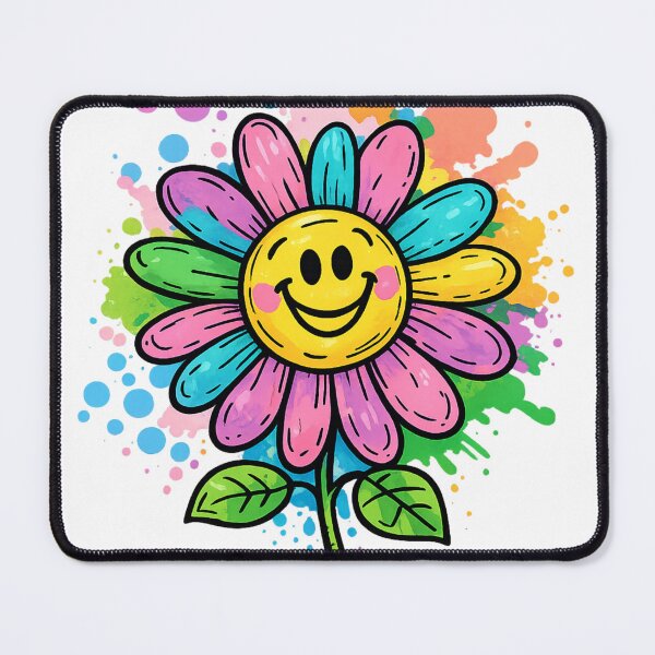 Item preview, Happy Smiley Flower Retro Groovy Clipart designed and sold by ⭐ AURA STUDIO.