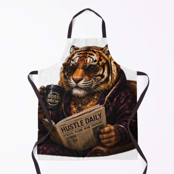 Item preview, Boss Tiger Morning Hustle designed and sold by DailyDoodlesBySumbul.