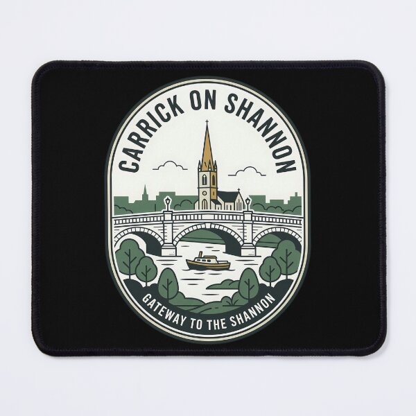 Item preview, Carrick on Shannon Ireland Vintage Travel Emblem designed and sold by k3rstman1.