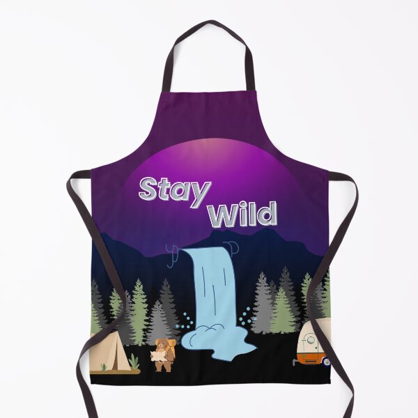 Item preview, Stay wild vintage mountain adventure design designed and sold by Krishnacre8.