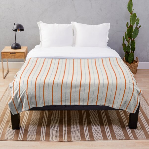 Artikelvorschau, Nahtloses Streifenmuster in Creme, Orange und Blau entworfen und verkauft von FilBlue.