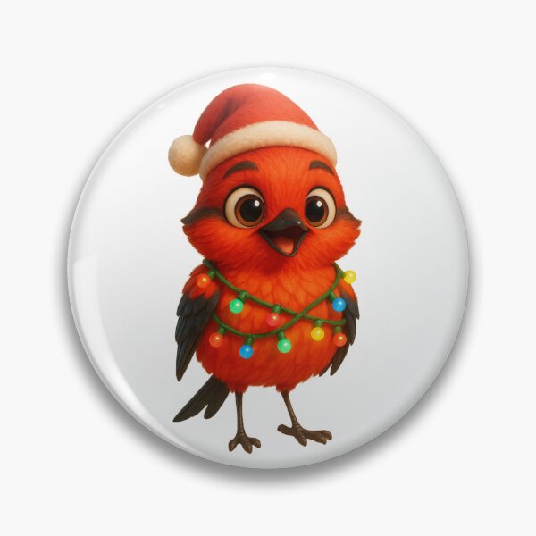 Item preview, Christmas Vermilion Flycatcher designed and sold by Sillytoe.