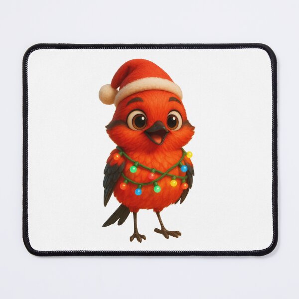 Item preview, Christmas Vermilion Flycatcher designed and sold by Sillytoe.