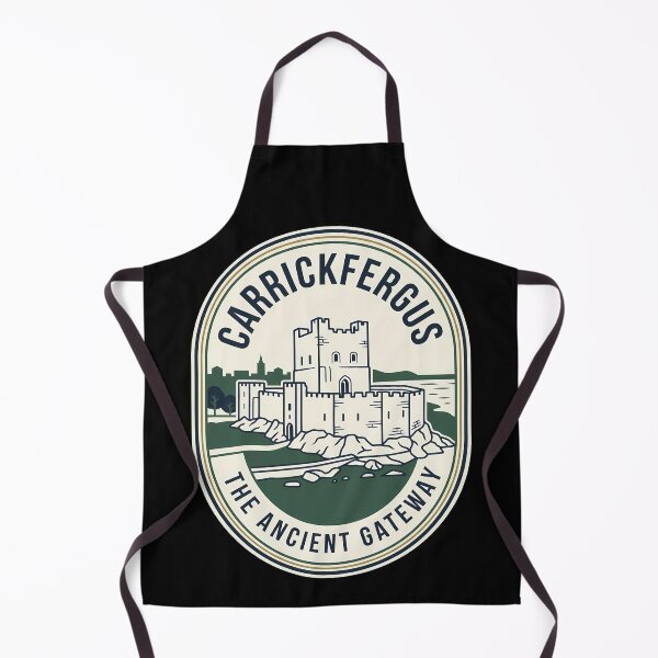 Item preview, Carrickfergus Castle Northern Ireland Vintage Travel Emblem designed and sold by k3rstman1.