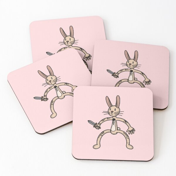 Item preview, Bad Bunny (Tattoos) designed and sold by ClayDayArt.