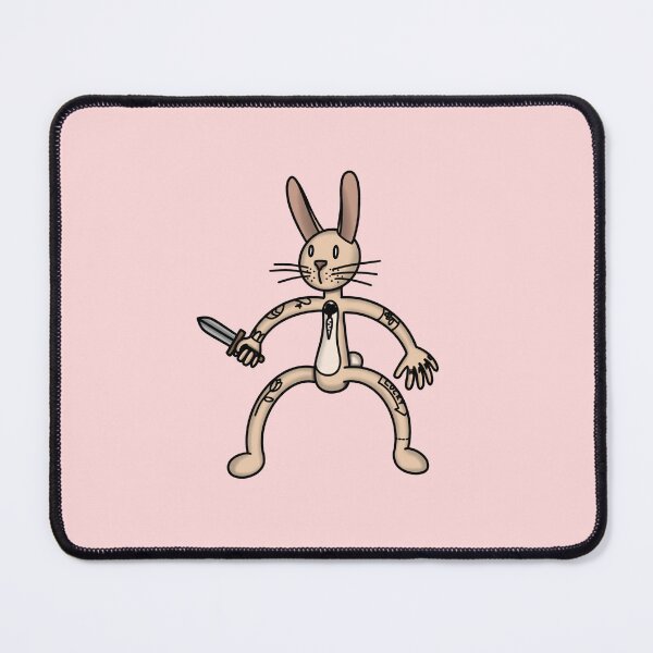 Item preview, Bad Bunny (Tattoos) designed and sold by ClayDayArt.