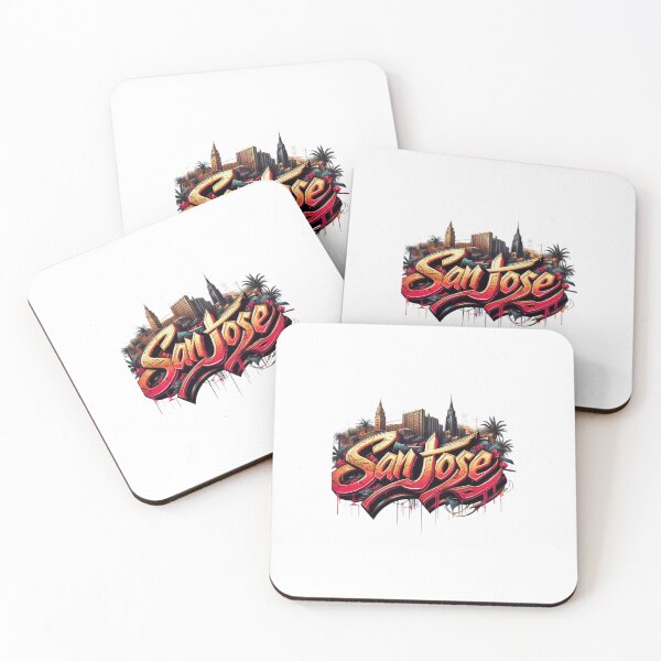 Item preview, San Jose Graffiti Skyline Street Art Design designed and sold by ROVVI.