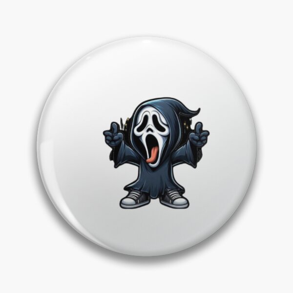 Item preview, Cute Horror Ghost Mask Cartoon | Funny Spooky Halloween Design designed and sold by Samael&.