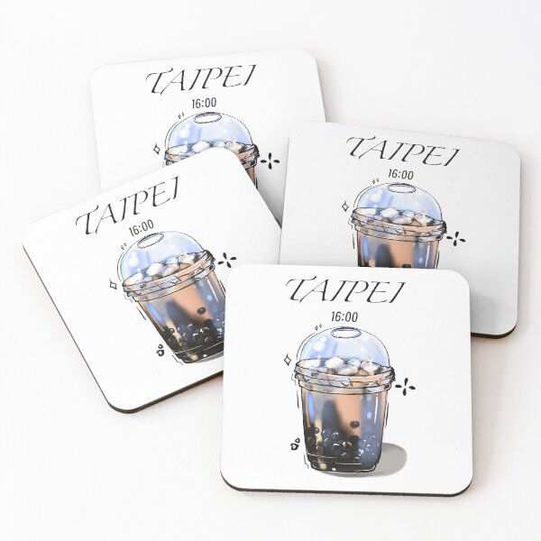 Item preview, Aesthetic Taipei Bubble Tea Digital Graphic designed and sold by Vanta5hade.
