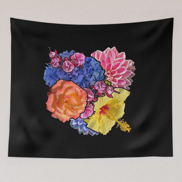 Item preview,     Botanical Floral Heart | Colorful Flower Photography Art designed and sold by tyycreates.