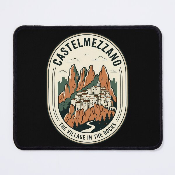 Item preview, Castelmezzano Italy Village Vintage Travel Emblem designed and sold by k3rstman1.