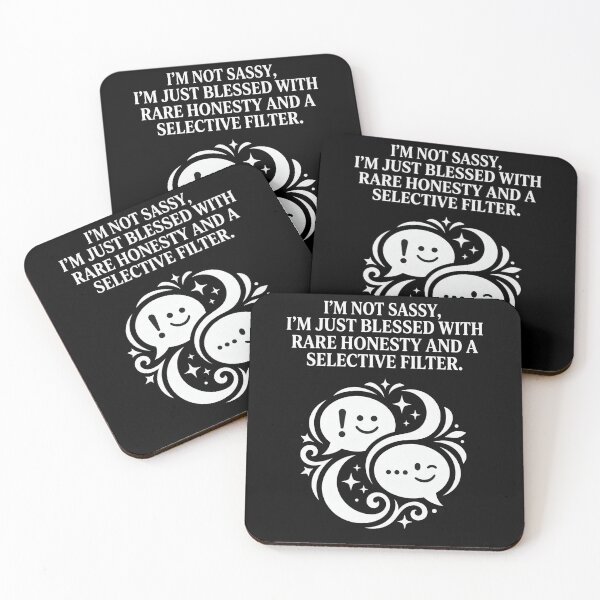Item preview, Funny Sassy and Blessed with Rare Honesty Quote designed and sold by fati-artiste1.
