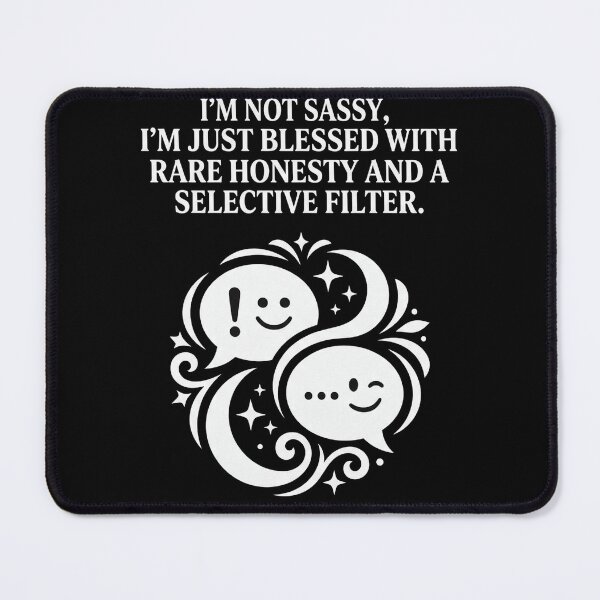 Item preview, Funny Sassy and Blessed with Rare Honesty Quote designed and sold by fati-artiste1.
