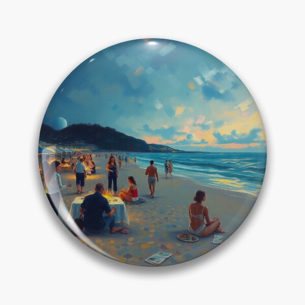 Item preview, A beach party in the style of Renoir. designed and sold by oldMastersofart.