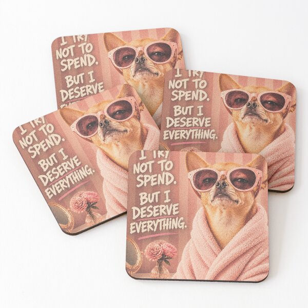 Item preview, Funny Spoiled Chihuahua Shopping Sticker designed and sold by KØTA Studio.