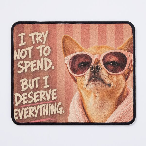 Item preview, Funny Spoiled Chihuahua Shopping Sticker designed and sold by KØTA Studio.