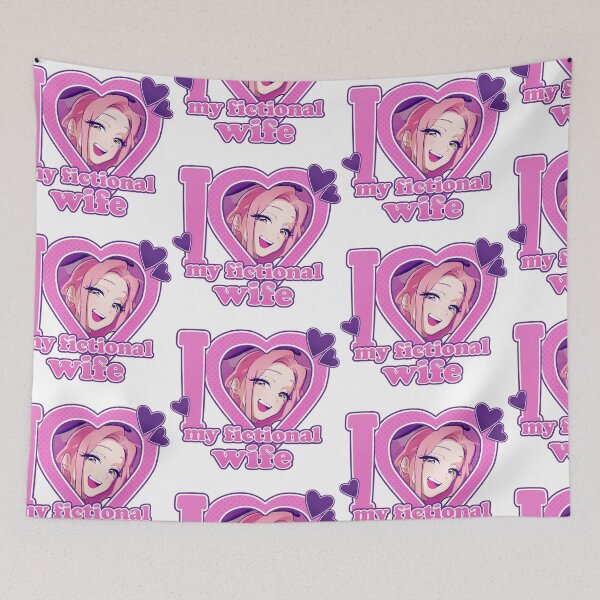 Item preview, I <3 My Fictional Wife - Mizi designed and sold by Comet and Crafts.