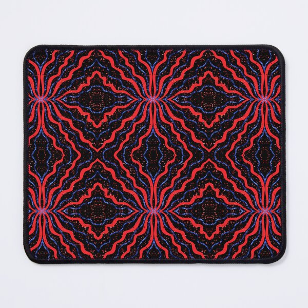Item preview, Red Black and Blue Glitter (faux effect) Ribbon Mandala  designed and sold by Saburkitty.