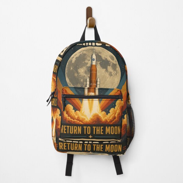 Item preview, Artemis Moon Mission Design | Return to the Moon Space Exploration Artwork designed and sold by CutPawStudio.