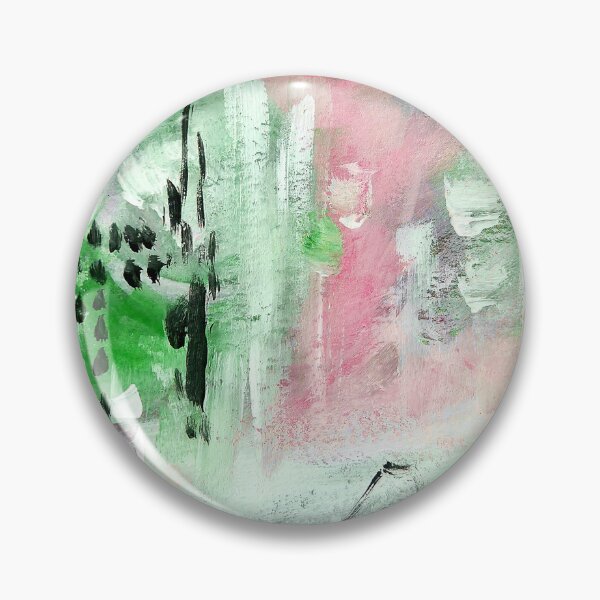 Item preview, Bloom & Script — Abstract Art Print — Pink Green Calligraphic Wall Decor designed and sold by ArtByShoonya.