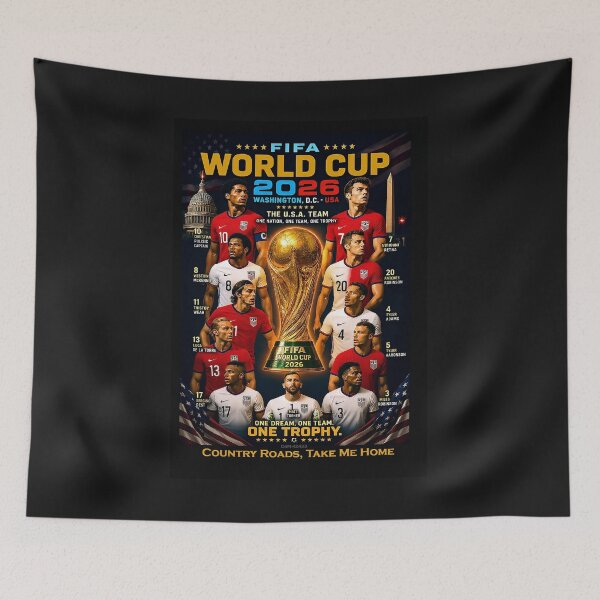 Item preview, FIFA 2026 WORLD CUP - USA - Country Roads - Take Me Home designed and sold by DBM Photo Art 1.