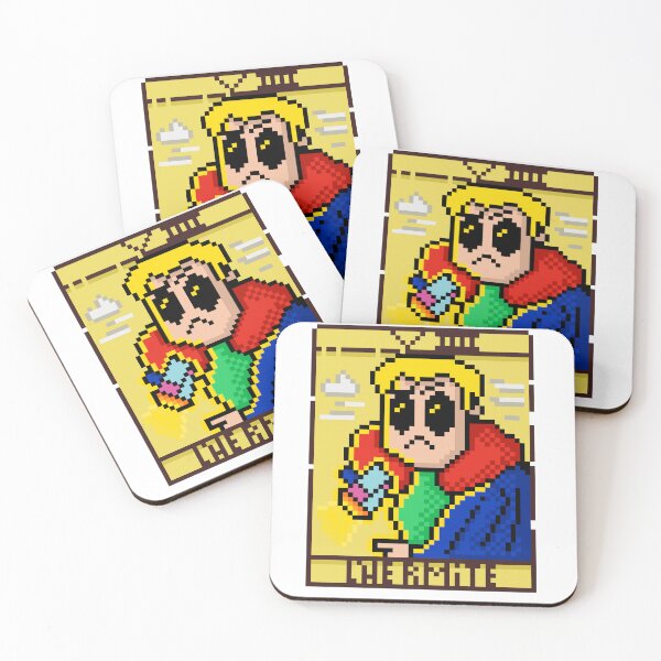 Artikelvorschau, Pixelgrafik der Tarotkarte „Der Eremit“ entworfen und verkauft von RetroRlx.